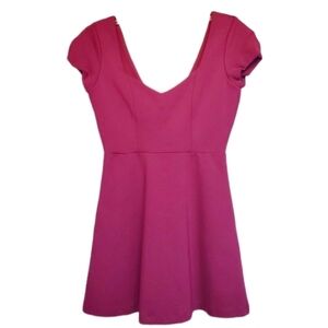 Urban Outfitters Pink Fuchsia Skater Dress